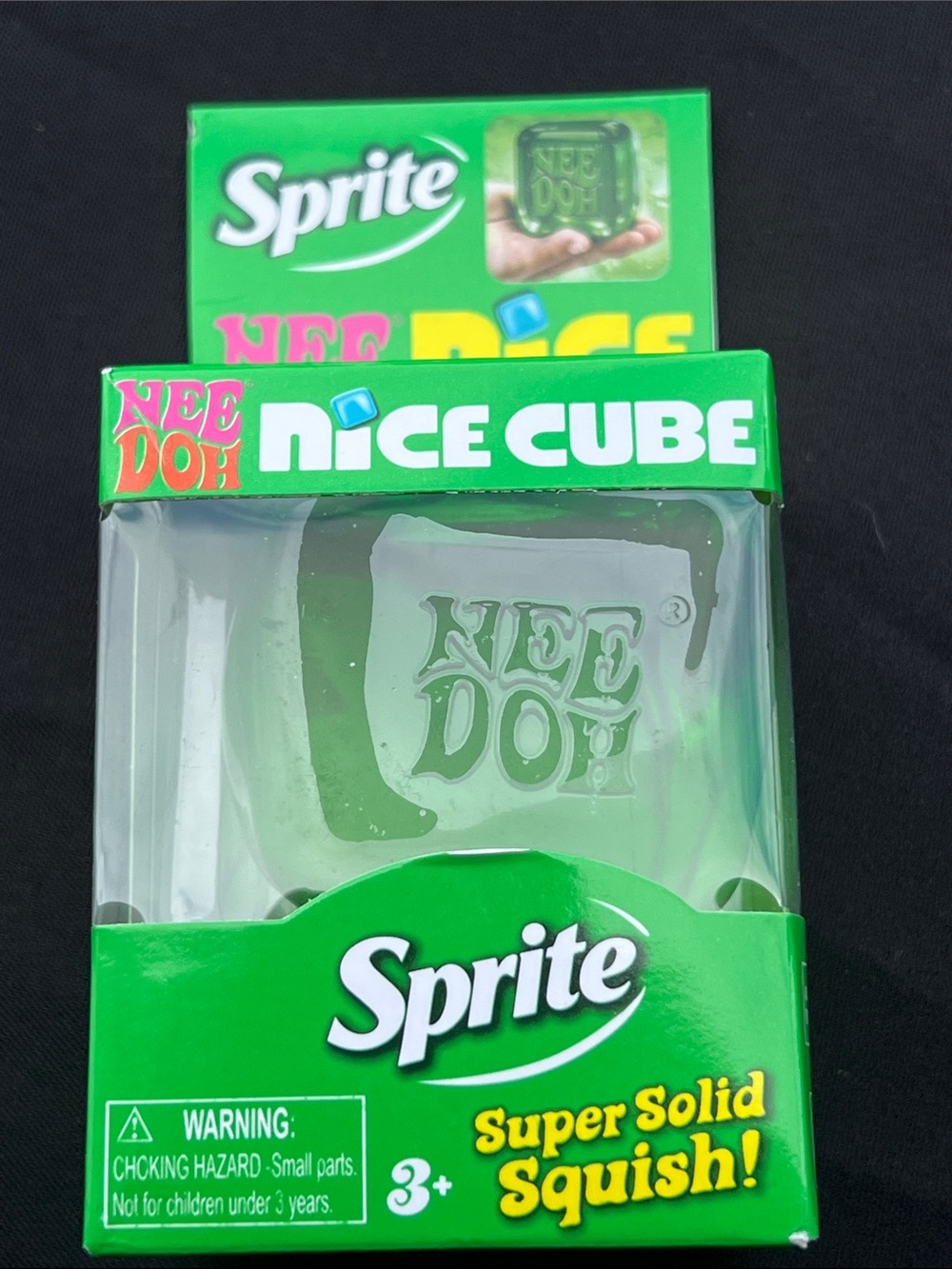 Sprite NeeDoh Nice Cube - Green Super Solid Squish